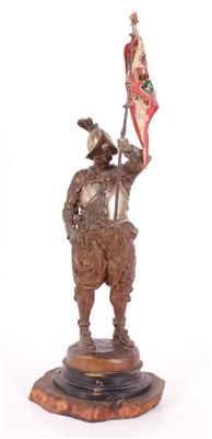 "Landsknecht", letztes Drittel 19. Jhdt., - Gioielli, arte e antiquariato