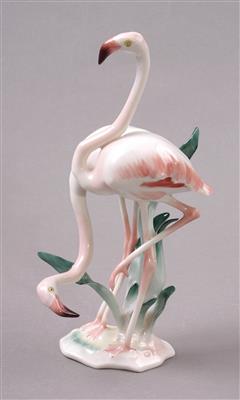 Flamingos, deutsches Porzellan, Marke Hutschenreuther, - Einfach tierisch