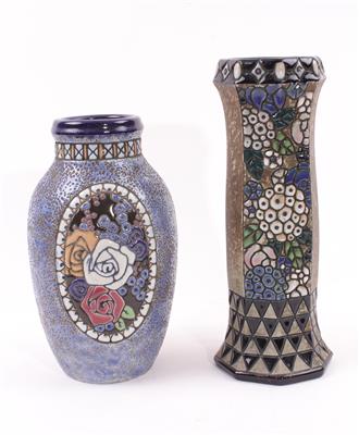 2 Dekorative Vasen - Gioielli, arte e antiquariato
