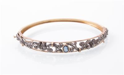 Diamant/Saphir Armreifen - Hodinky a šperky