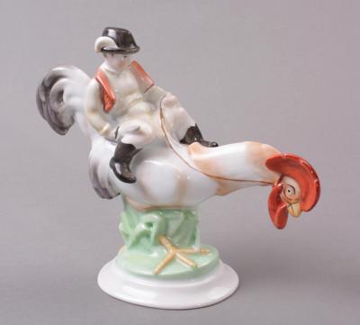 Dekorative Figur, ungarisches Porzellan, Marke Herend - Porcelain, glass and ceramics