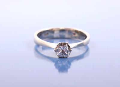 Solitärring 0,60 ct - Jewellery, antiques and art