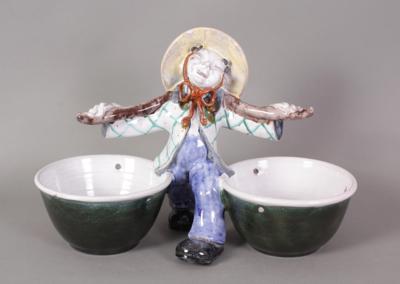 Chinesischer Wasserträger, Anzengruber Keramik, - Gioielli, arte e antiquariato