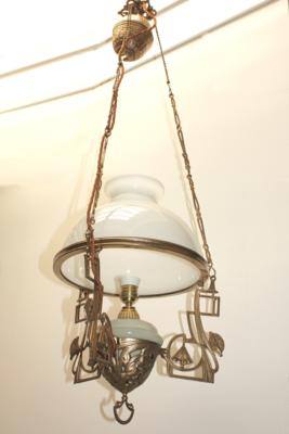 Zugluster, um 1900 (ehemals Petroleumlampe), - Art up to 500€