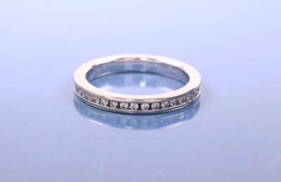 Brillant-Memoryring zus. 0,41 ct - Klenoty, umění a starožitnosti