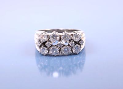 Brillant-Damenring zus. ca. 1,60 ct - Jewellery, antiques and art