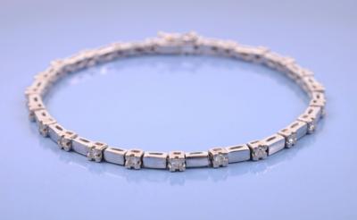 Brillanten zus. ca.0,65 ct Armband - Klenoty, umění a starožitnosti