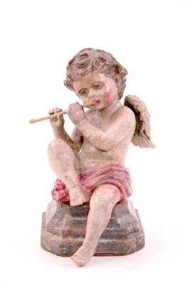 Musizierender Engel, im Barockstil, - Schmuck, Kunst & Antiquitäten