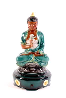 Dekorationsfigur Sitzender Buddha, - Klenoty, umění a starožitnosti