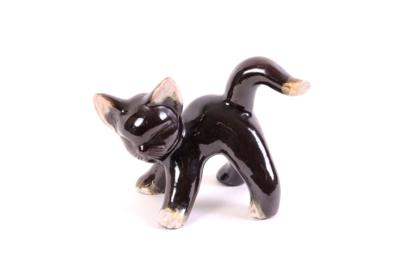 Tierfigur "Katze", Entwurf Walter Bosse, - Gioielli, arte e antiquariato