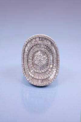 Brillant/Diamant-Ring zus. ca. 4,50 ct - Uhren und Schmuck