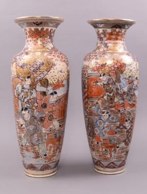 Paar Bodenstandvasen, China 20. Jhdt., - Šperky, umění a starožitnosti