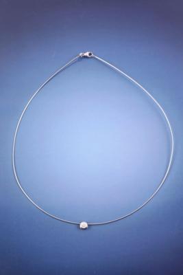 Brillantanhänger an Halskette - Schmuck, Kunst & Antiquitäten