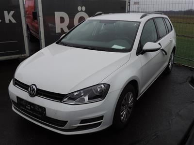 KKW VW Golf VII, Kombi, weiß - Fahrzeuge ÖBB