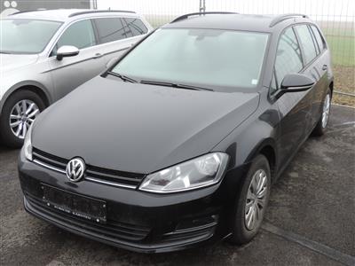 KKW VW Golf VII Trendline 1.6TDI Variant schwarz - Fahrzeuge ÖBB