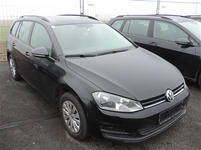 KKW VW Golf VII Trendline 1.6TDI Variant schwarz - Fahrzeuge ÖBB