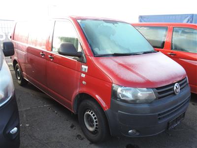 LKW VW T5 Kastenwagen LR 2,0 TDI 4-Motion, rot - Fahrzeuge ÖBB