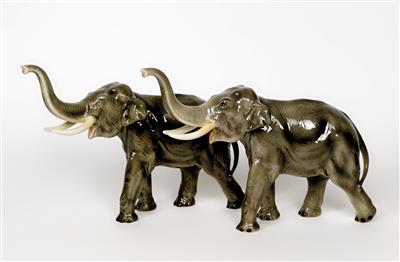 Elefantenpaar - Arte e oggetti d'arte, gioielli