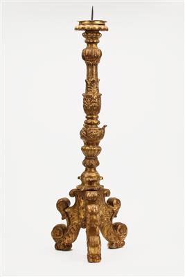 Spätbarocker Kerzenständer - Art and Antiques, Jewellery