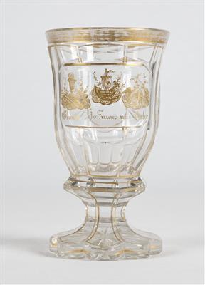 Biedermeier Fußbecher um 1830 - Kunst, Antiquitäten und Juwelen