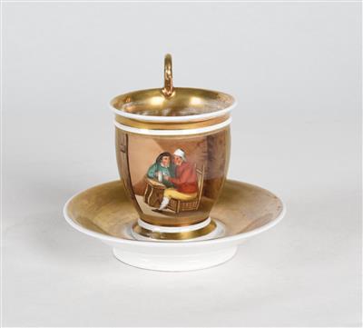 Kaffeetasse mit Untertasse - Arte, antiquariato e gioielli