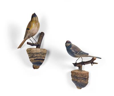 2 Vogelfiguren - Art, antiques and jewellery