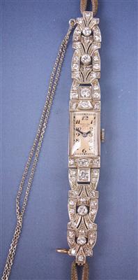 Brillant/Diamant-Damenarmband uhr - Art and antiques