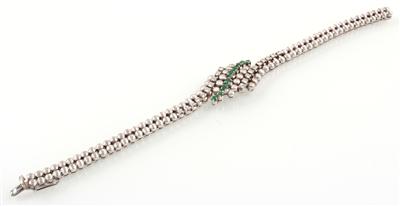 Brillant Smaragdarmband - Arte, antiquariato e gioielli