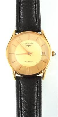 Longines Herrenarmbanduhr - Antiques, art and jewellery