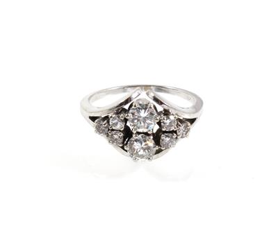 Brillantring zus. 1,07 ct - Kunst, Antiquitäten und Schmuck