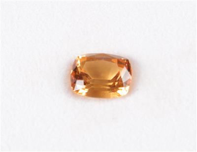 1 loser, oval facettierter gelber Topas 2,60 ct - Umění, starožitnosti a šperky