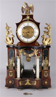 Frühe Biedermeier Kommodenuhr - Kunst, Antiquitäten und Schmuck