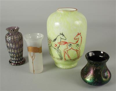 4 Vasen - Art, antiques and jewellery