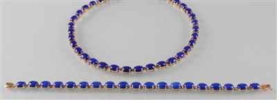 Lapis Lazuli Damenschmuckgarnitur - Kunst, Antiquitäten und Schmuck