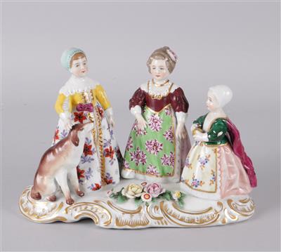 Figurengruppe aus Porzellan - Art, antiques and jewellery