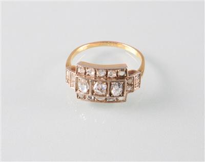 Diamantrosenring ca.0,60 ct - Arte, antiquariato e gioielli