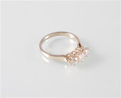 Brillantring zus. ca.0,85 ct - Kunst, Antiquitäten und Schmuck