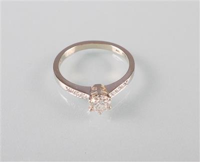 Brillantring zus. ca.0,55 ct - Art, antiques and jewellery