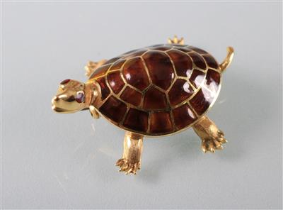 Brosche "Schildkröte" - Kunst, Antiquitäten und Schmuck