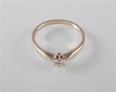 Brillantsolitär ca. 0,25 ct - Antiques, art and jewellery