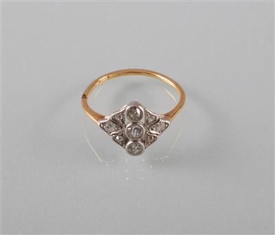 Diamantring zus. ca 0,35 ct - Umění, starožitnosti, šperky