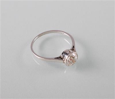 Diamant Solitärring ca. 1 ct - Kunst, Antiquitäten und Schmuck