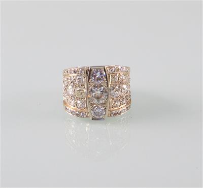 Brillant Diamantring zus. ca. 5,40 ct - Kunst, Antiquitäten und Schmuck