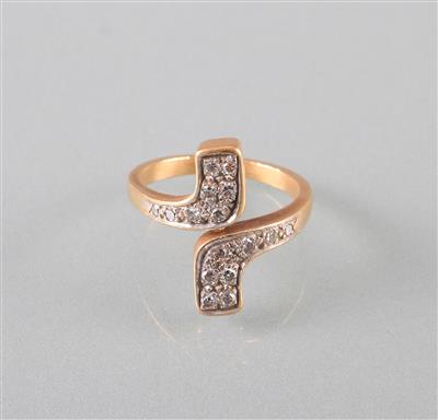 Diamantring zus. ca. 0,30 ct - Kunst, Antiquitäten und Schmuck