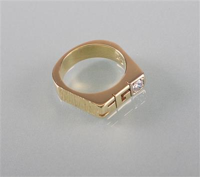 Brillantsolitärring ca.0,20 ct - Arte, antiquariato e gioielli