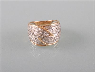 Diamant Brillantring zus. ca. 0,85 ct - Arte, antiquariato e gioielli