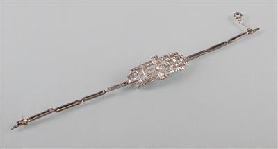 Diamantarmband zus. ca.0,90 ct - Umění, starožitnosti, šperky