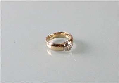 Brillantsolitärring ca.0,15 ct - Umění, starožitnosti, šperky