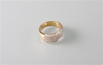 Diamantring zus. 1,00 ct(grav) - Arte, antiquariato e gioielli