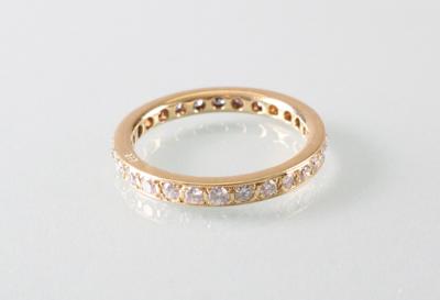 Diamant Memoryring - Antiques, art and jewellery